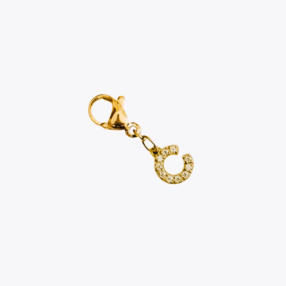 Initial Charm Bar Chanelle Charms - WATERPROOF