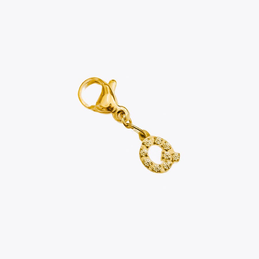 Initial Charm Bar Chanelle Charms - WATERPROOF