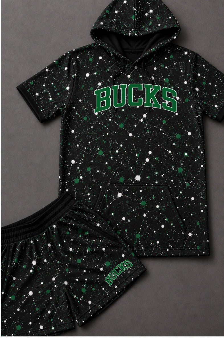 Bucks Splatter Shorts
