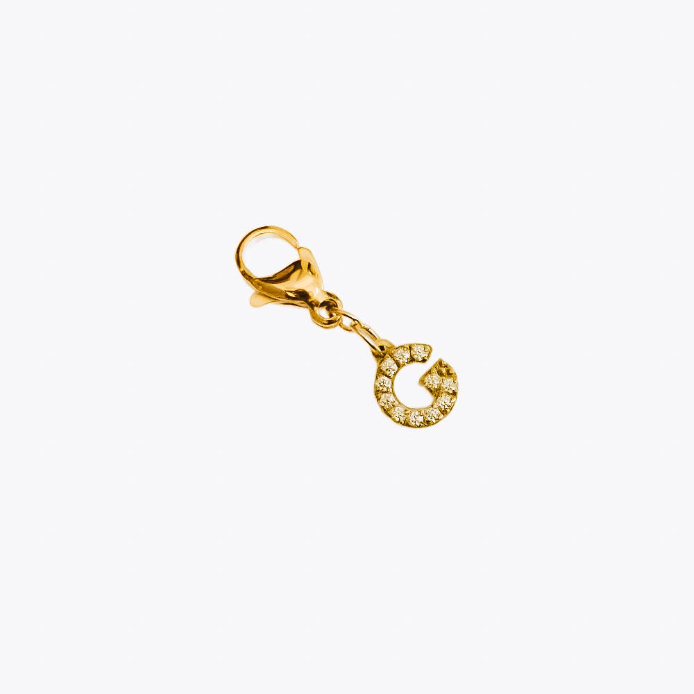 Initial Charm Bar Chanelle Charms - WATERPROOF