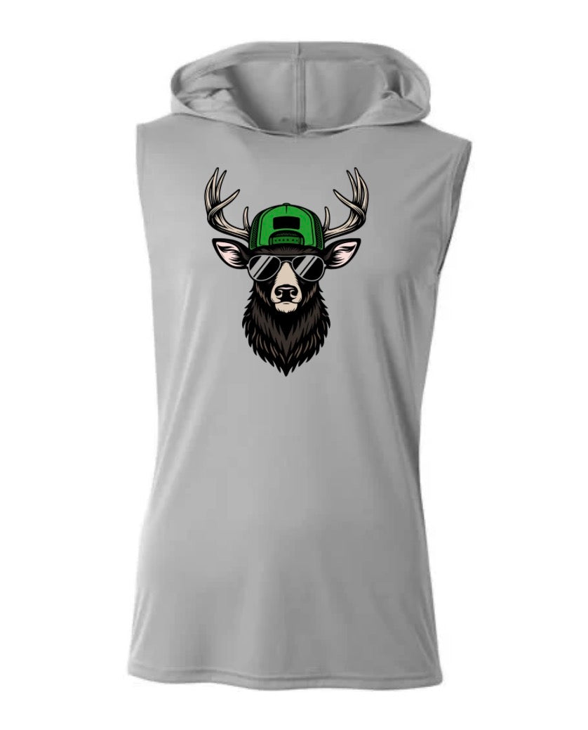 Bucks Sleeveless Hooded Top