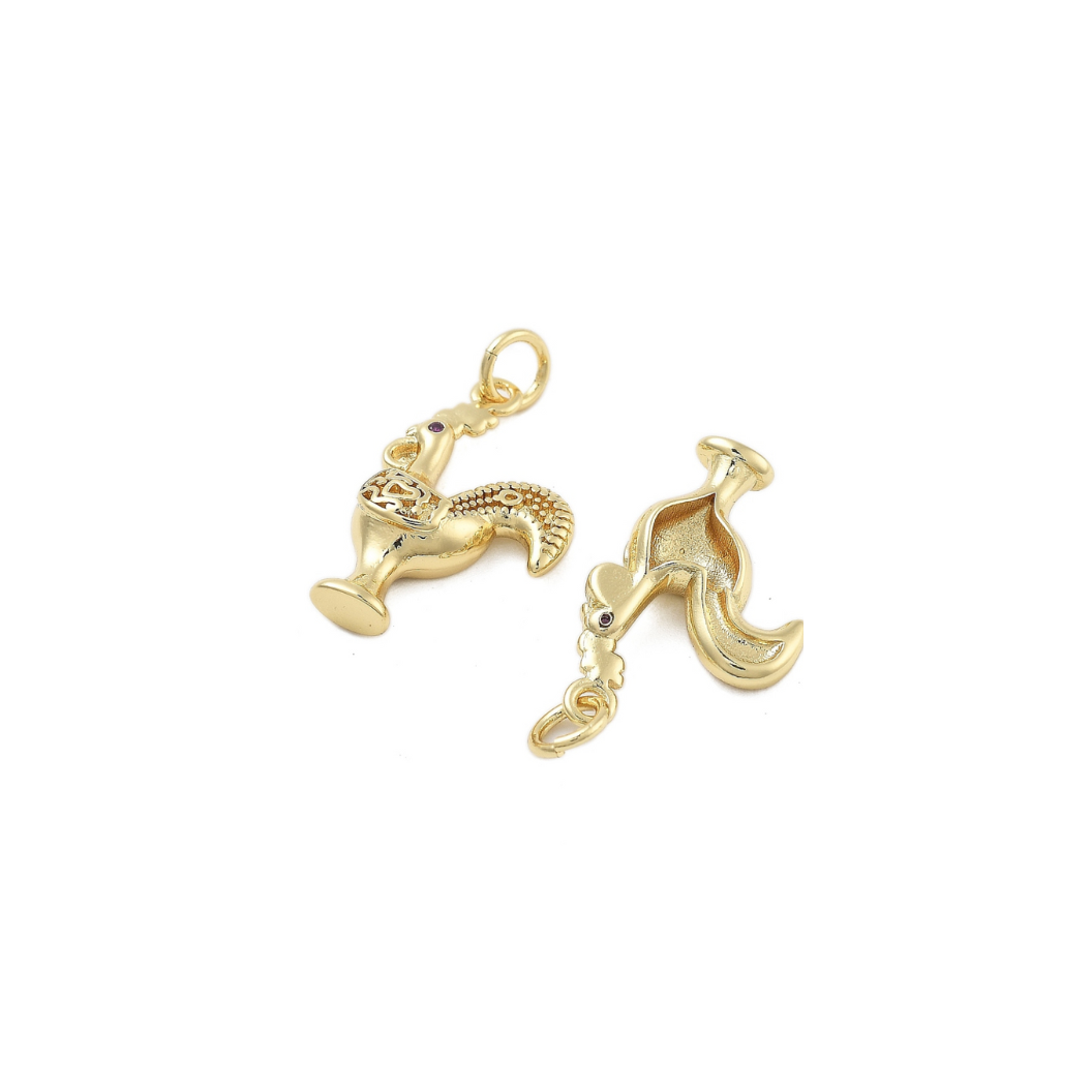 *Gold Rooster Charm