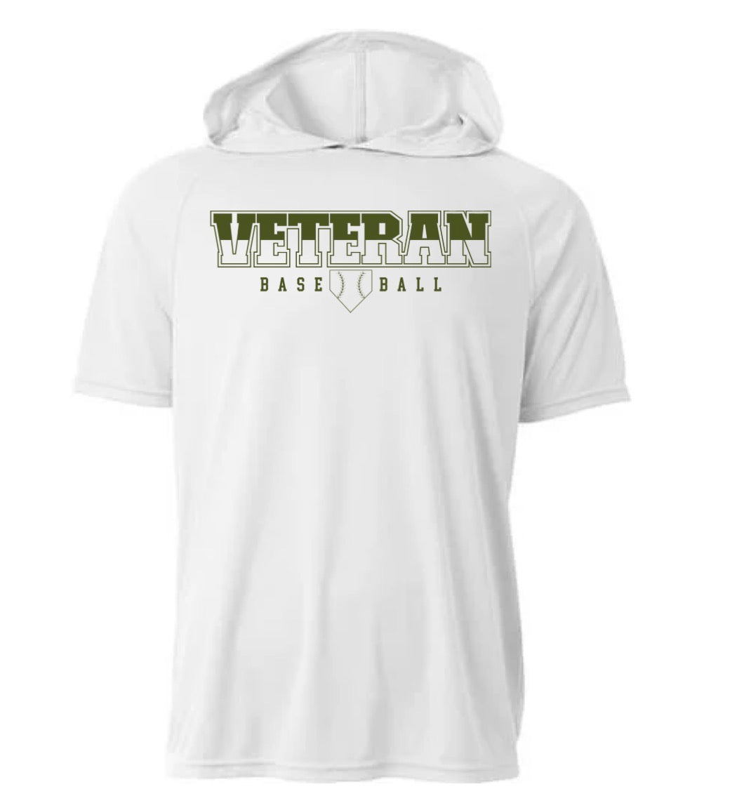 White hooded top