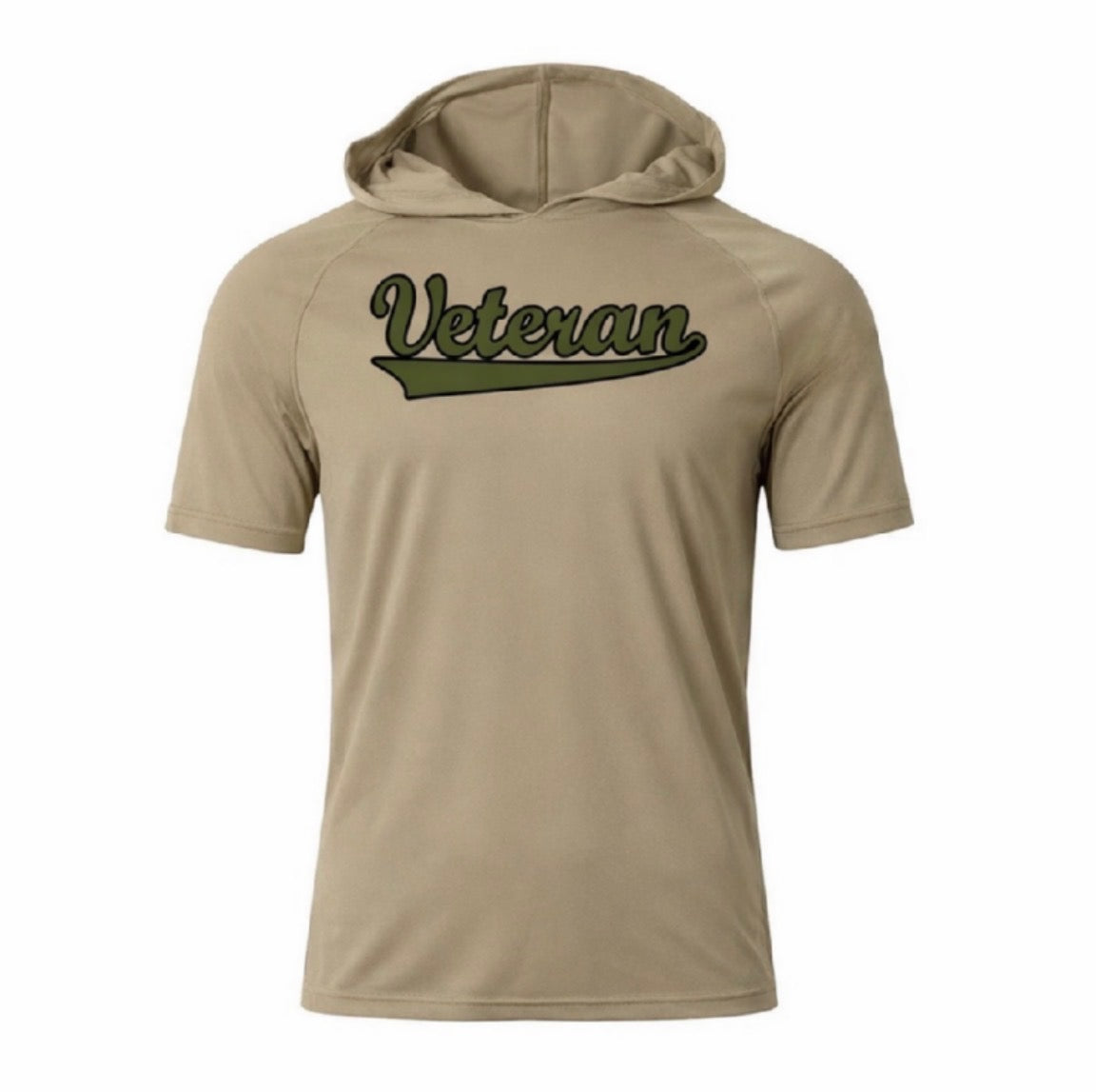 Tan hooded top