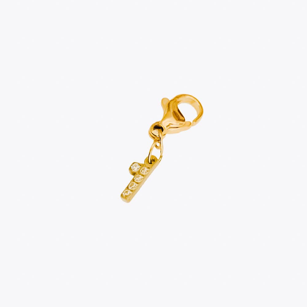 Number Charm Bar Chanelle Charms - WATERPROOF