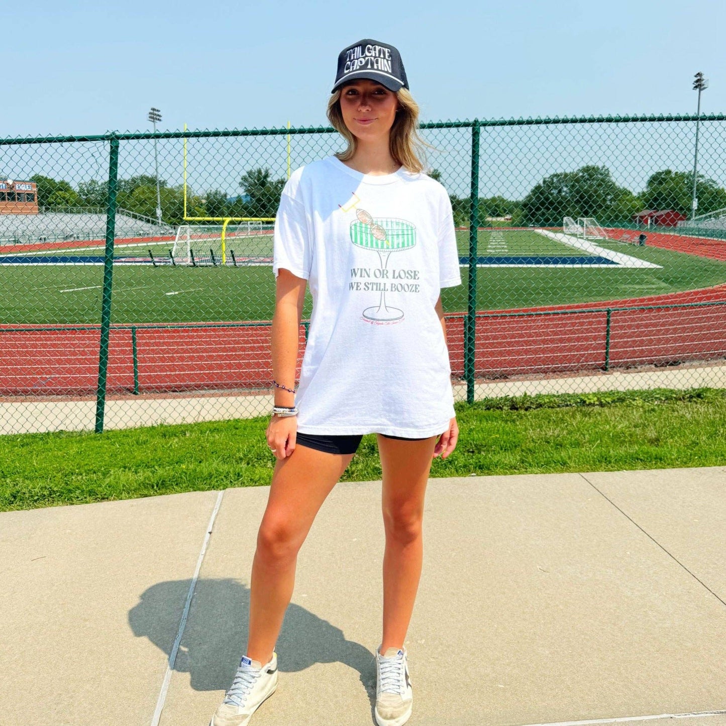Win or Lose We Still Booze Tee