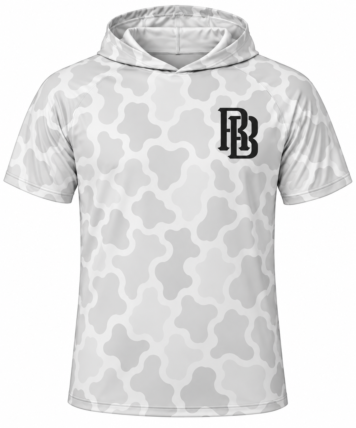 Camo black hooded dri fit