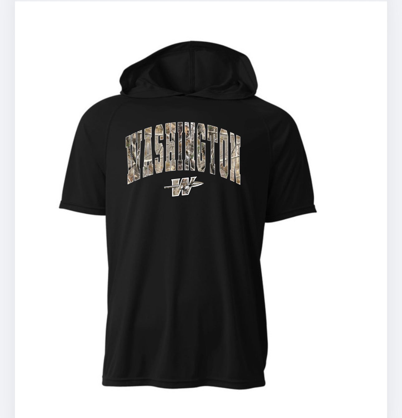 Washington Camo hooded top