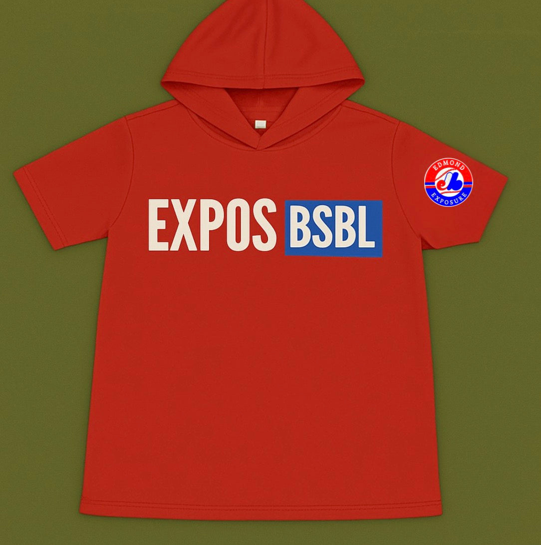 EXPOS Dri fit hooded Short Sleeve