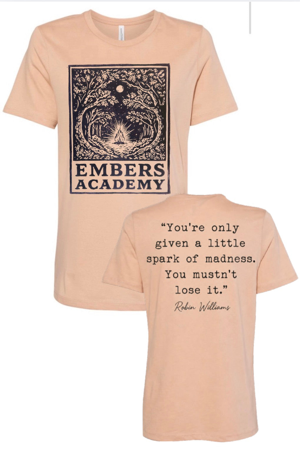 Adult T shirt QUOTE (sand dune)