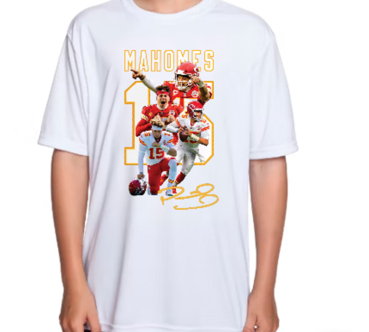 Youth Patrick Mahomes performance T-shirt