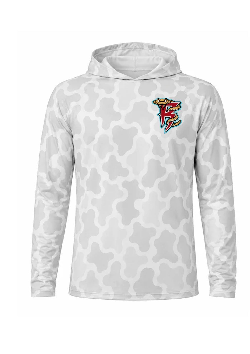 Camo rattlers hooded dri fit