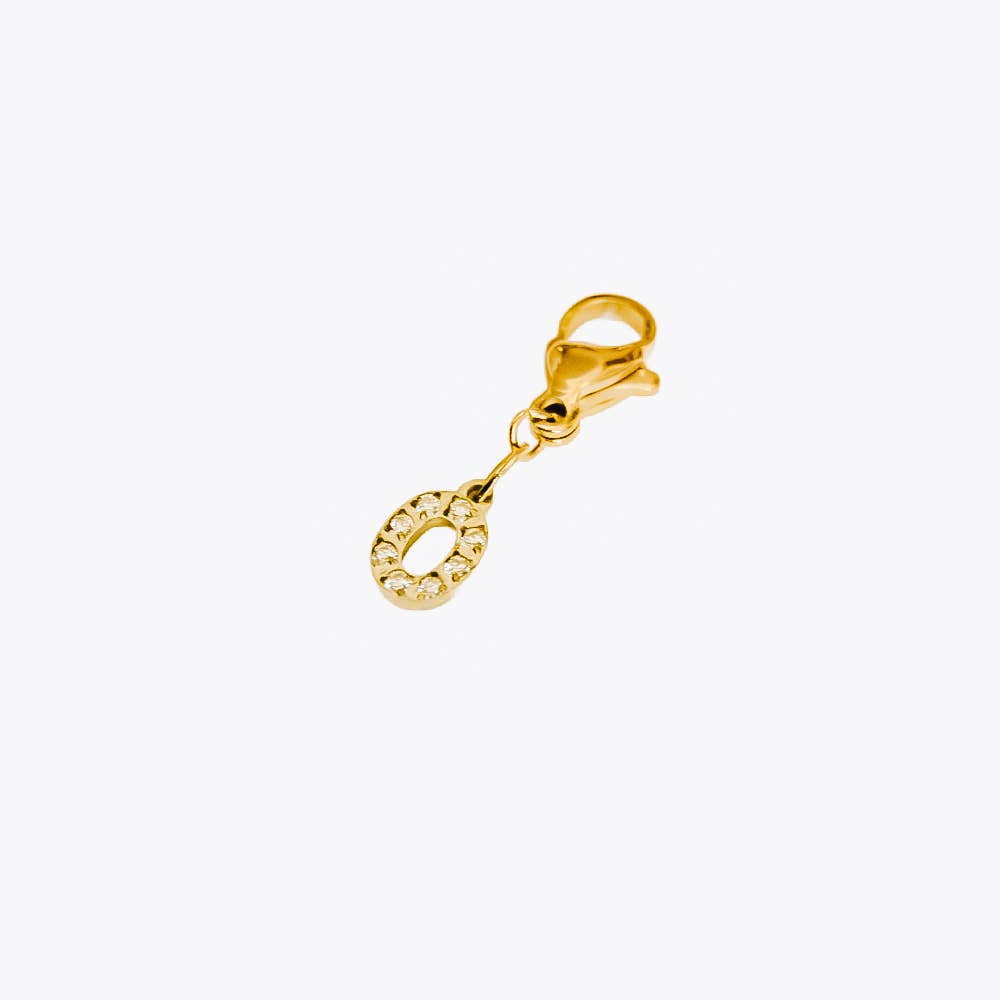 Number Charm Bar Chanelle Charms - WATERPROOF