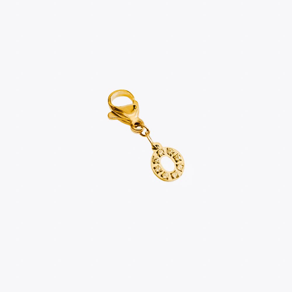 Initial Charm Bar Chanelle Charms - WATERPROOF