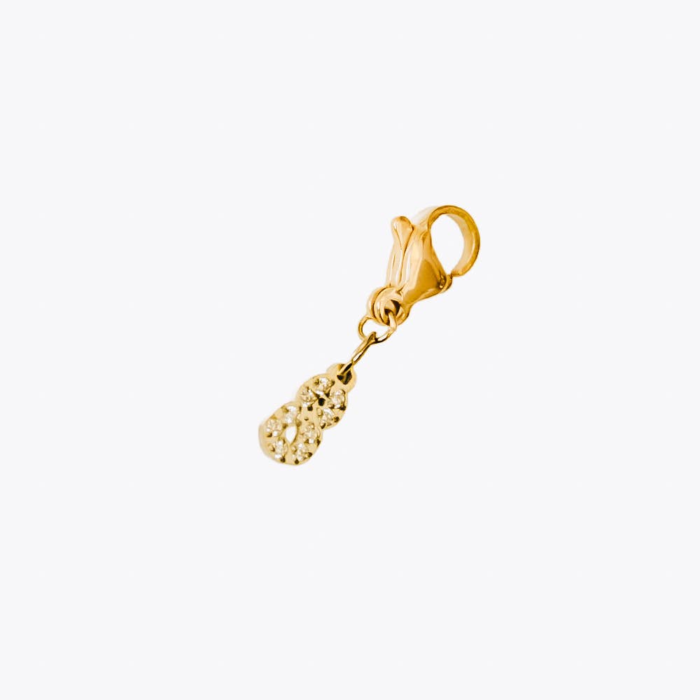 Number Charm Bar Chanelle Charms - WATERPROOF