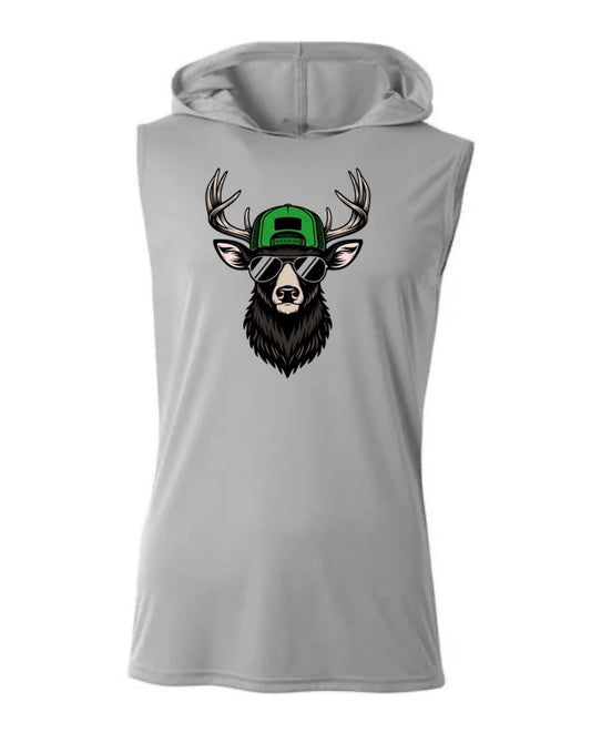 Bucks Sleeveless Hooded Top