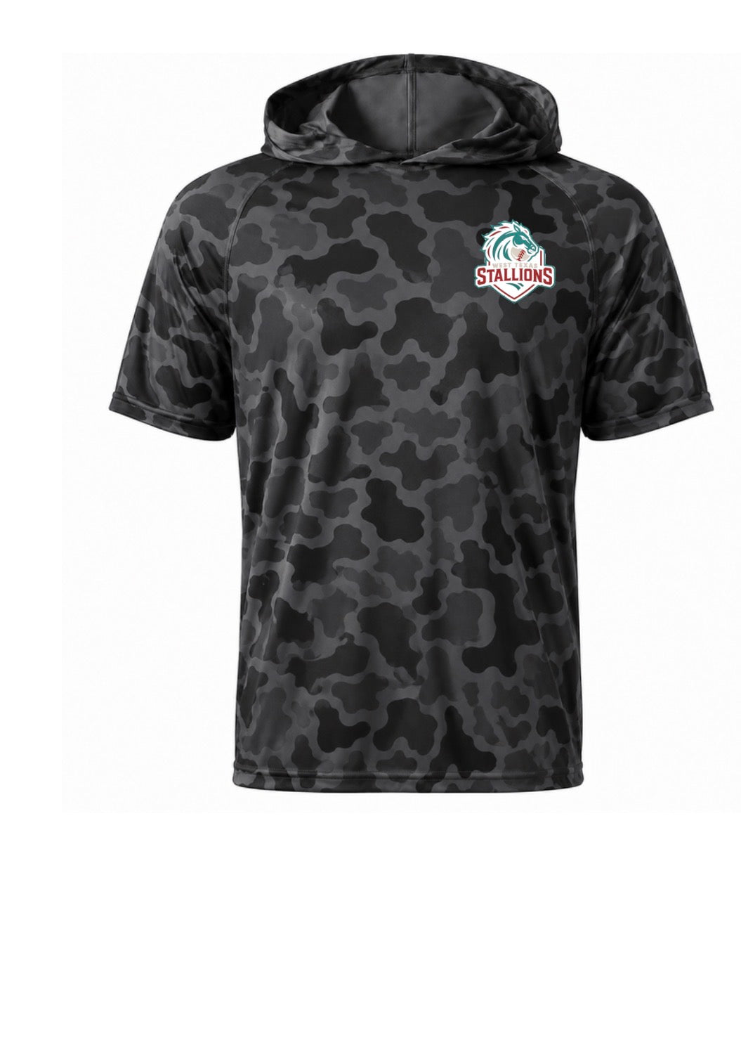 Camo hooded dri fit