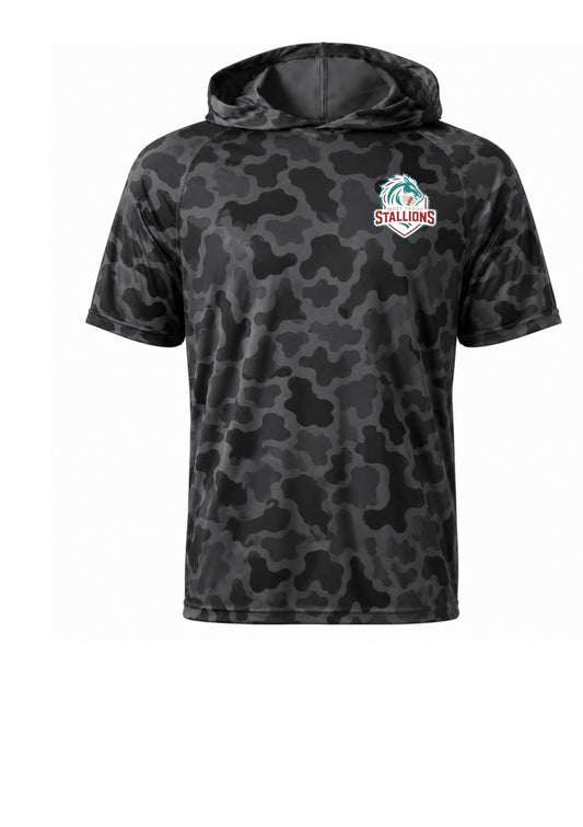 Camo hooded dri fit