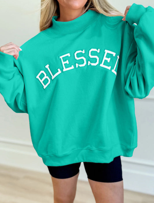 Oversized Mock Neck Sweater