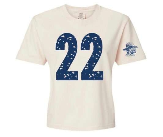 Custom Number Comfort Colors Long Crop