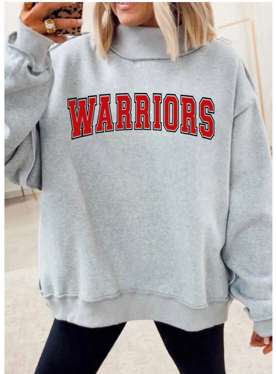 Warriors reversible mock neck