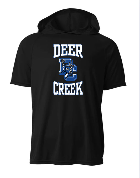 Hooded Short Sleeve Top