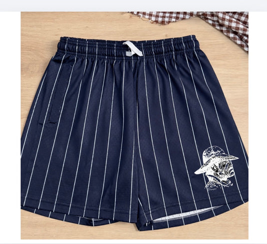 Pinstripe Shorts