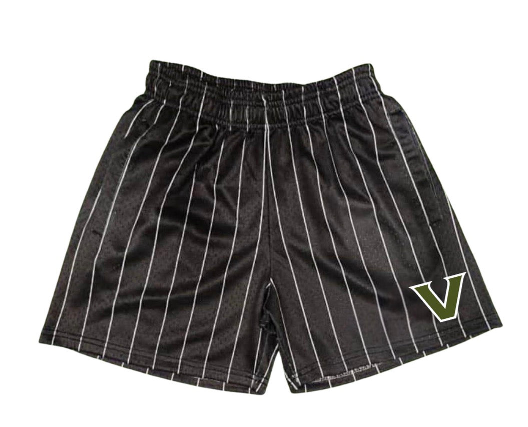 Pinstripe shorts