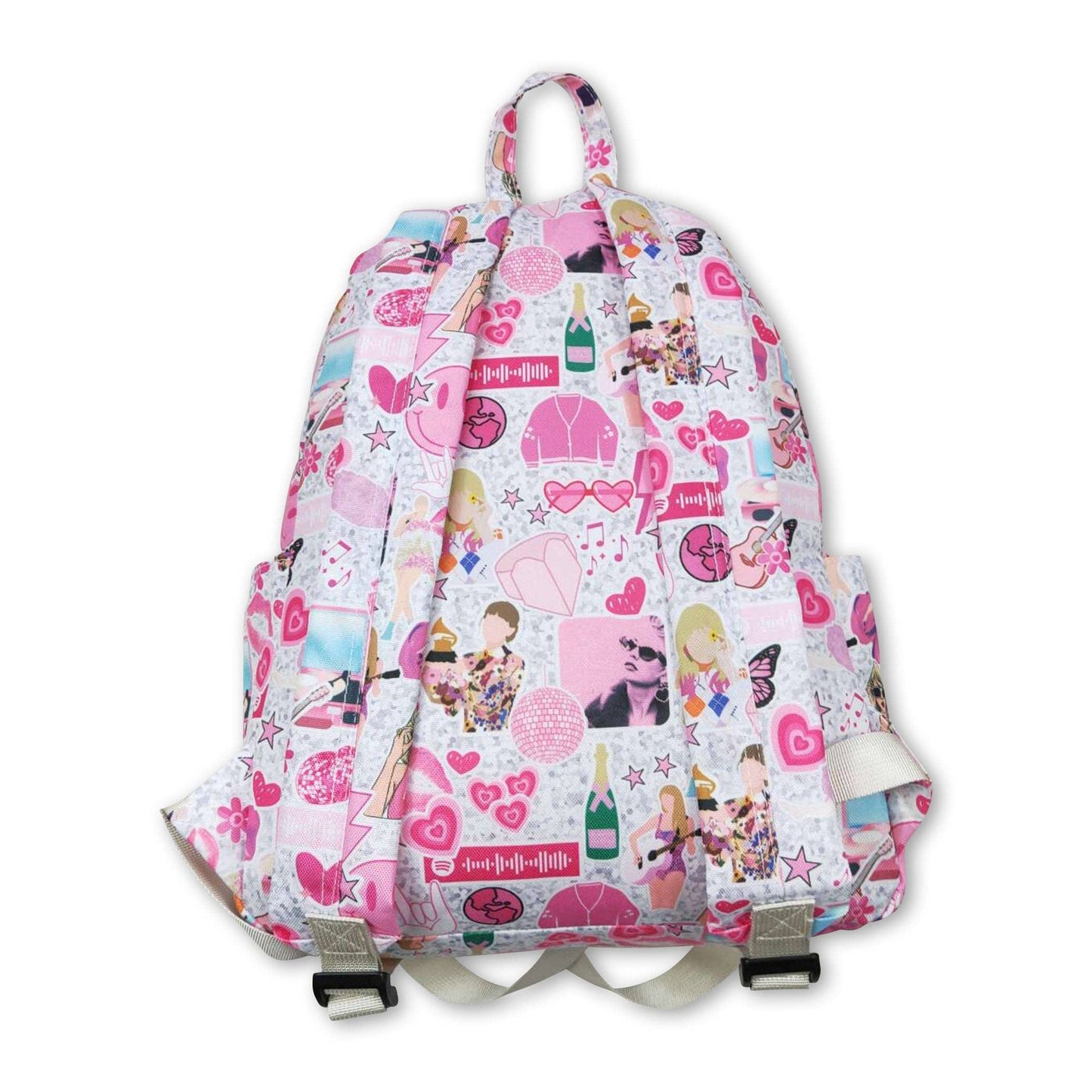 Guitar smile singer girls backpack