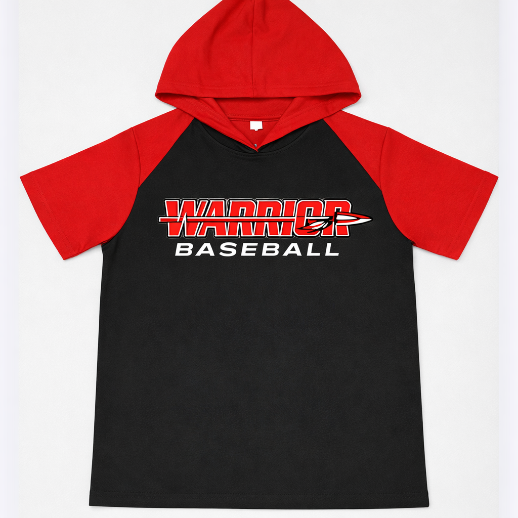 Warriors Short Sleeve Hooded Shirt