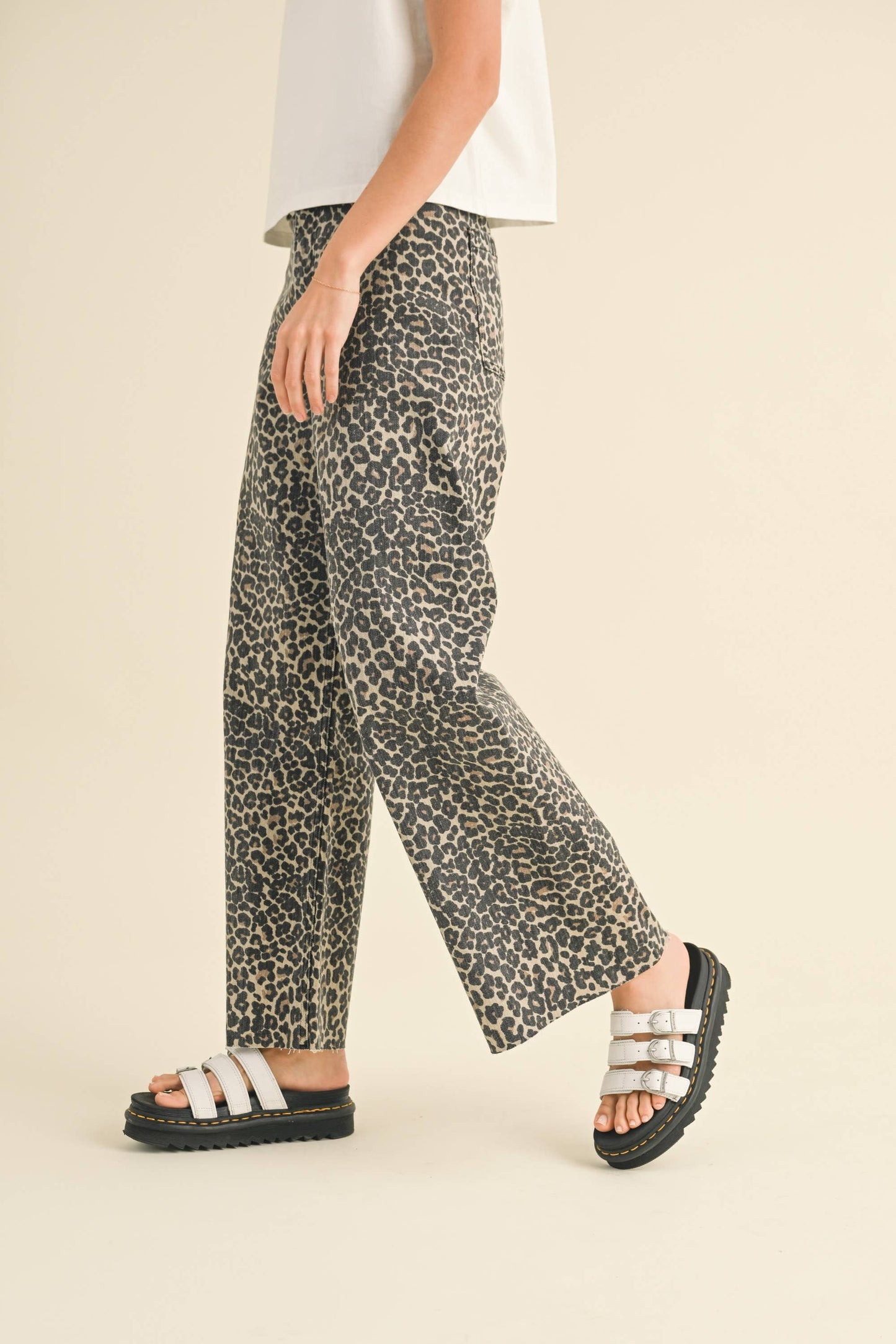 LEOPARD PRINT PANTS