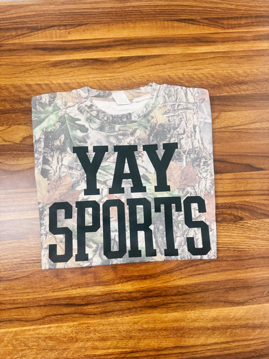 YAY SPORTS Camo tshirt