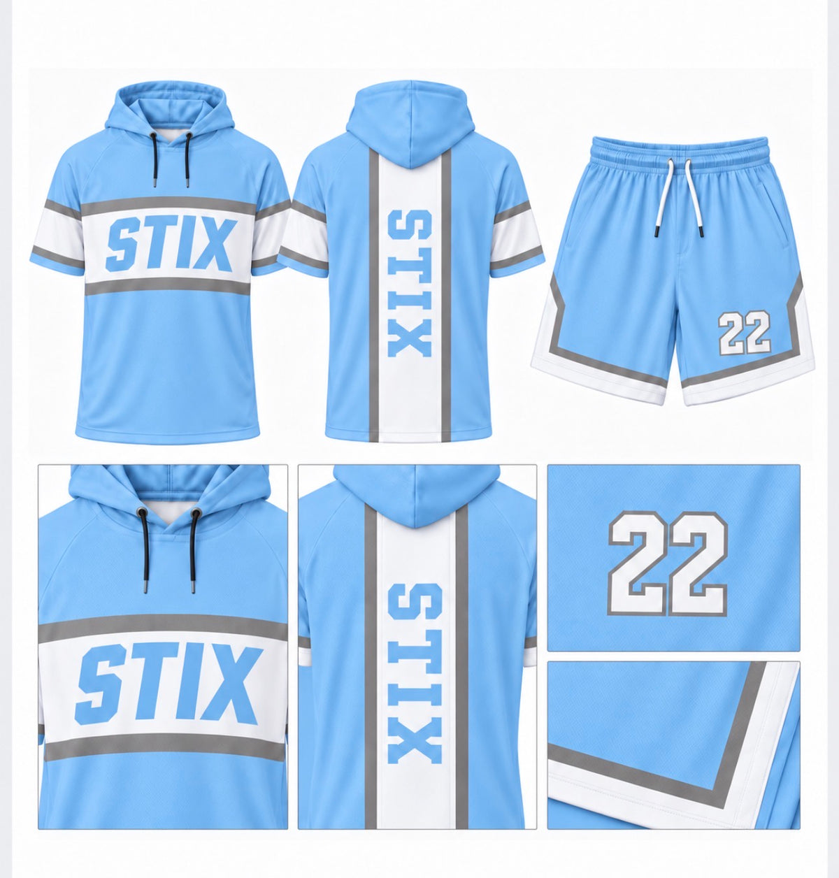 Stix Hooded Top