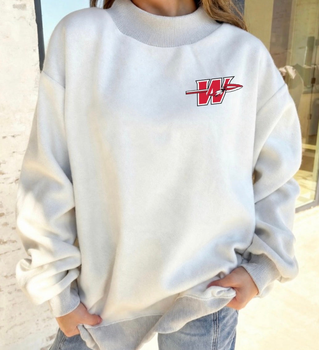 Warriors reversible mock neck