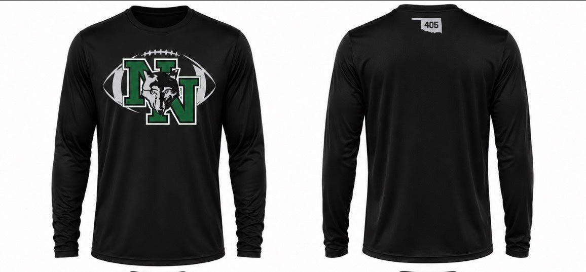 Black long sleeve dri fit
