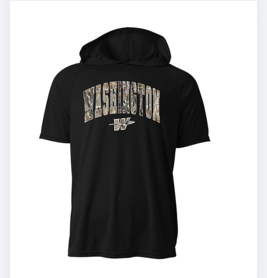 Washington Camo hooded top