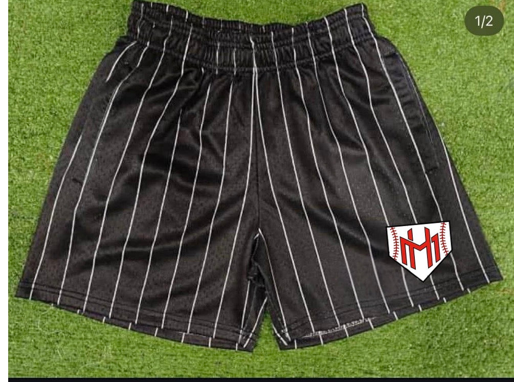 Pinstripe Shorts