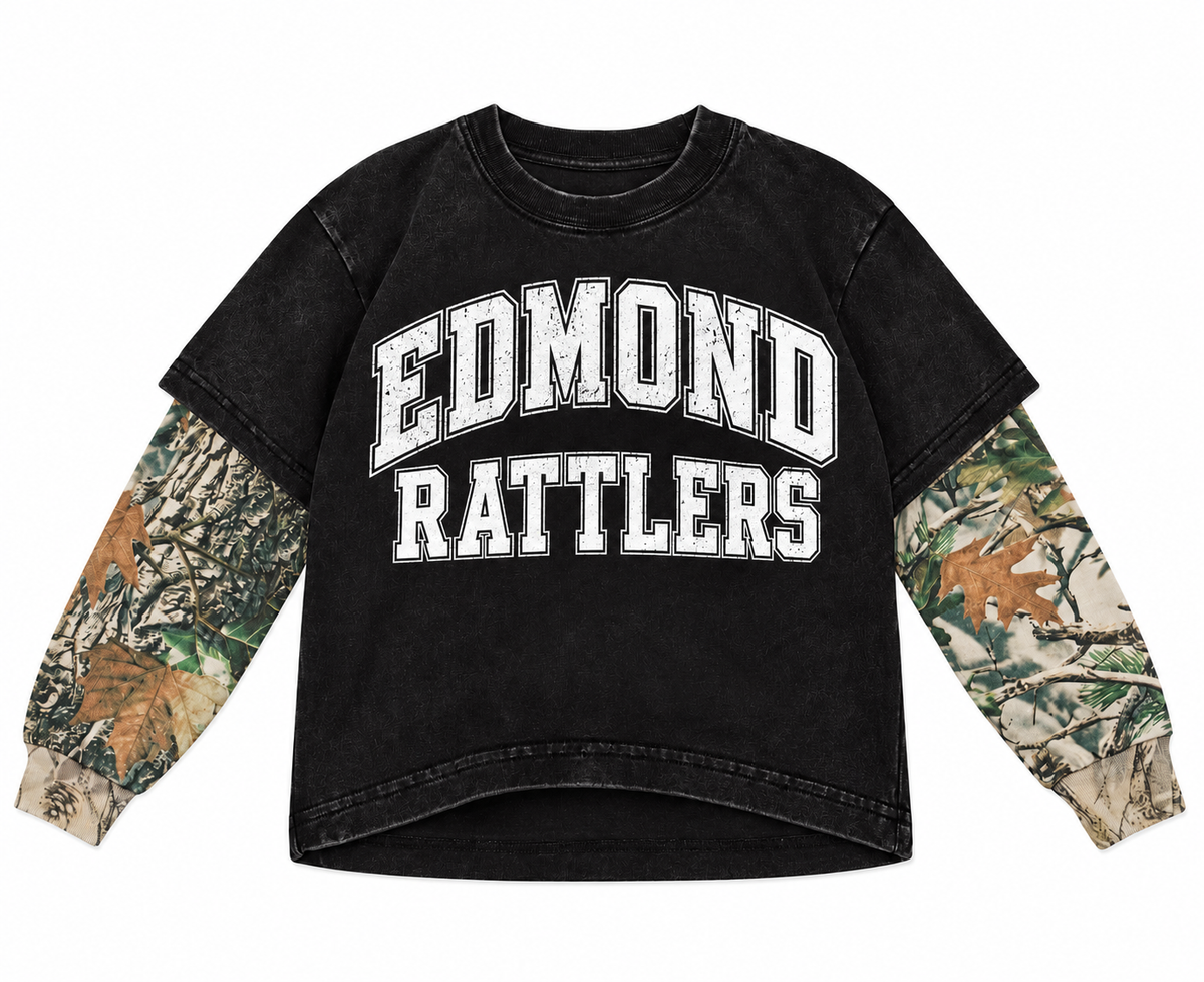 Youth Camo long sleeve shirt