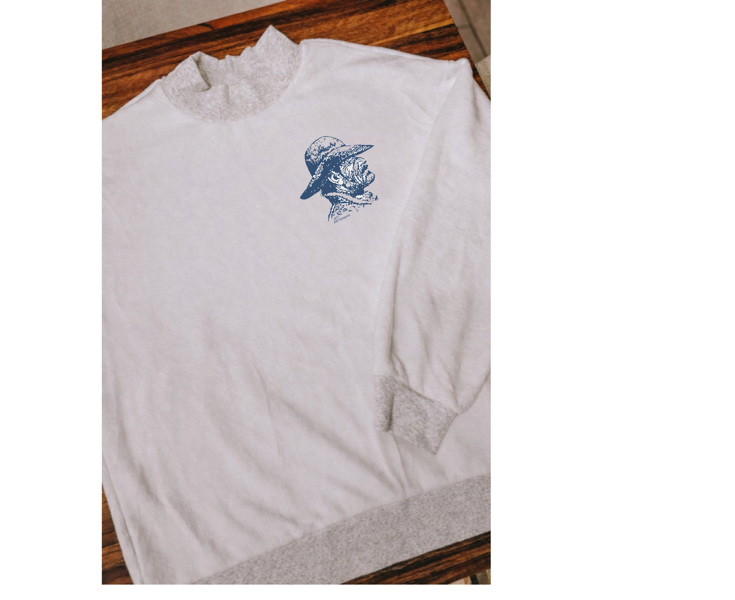 Reversible Mock Neck