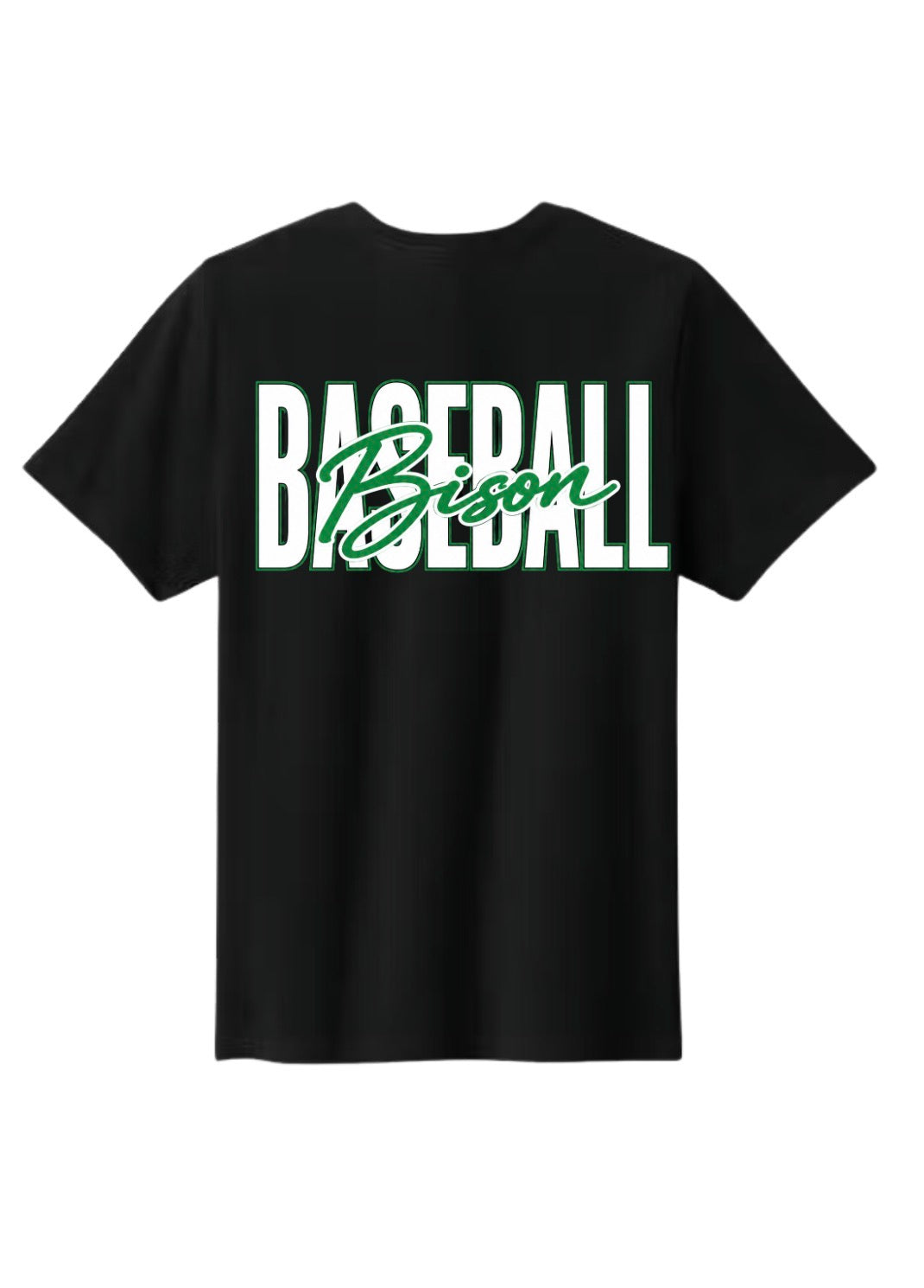 Bison baseball Tee