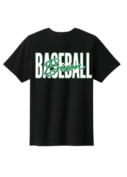 Bison baseball Tee
