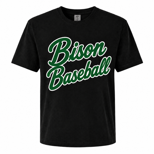 Bison baseball Tee