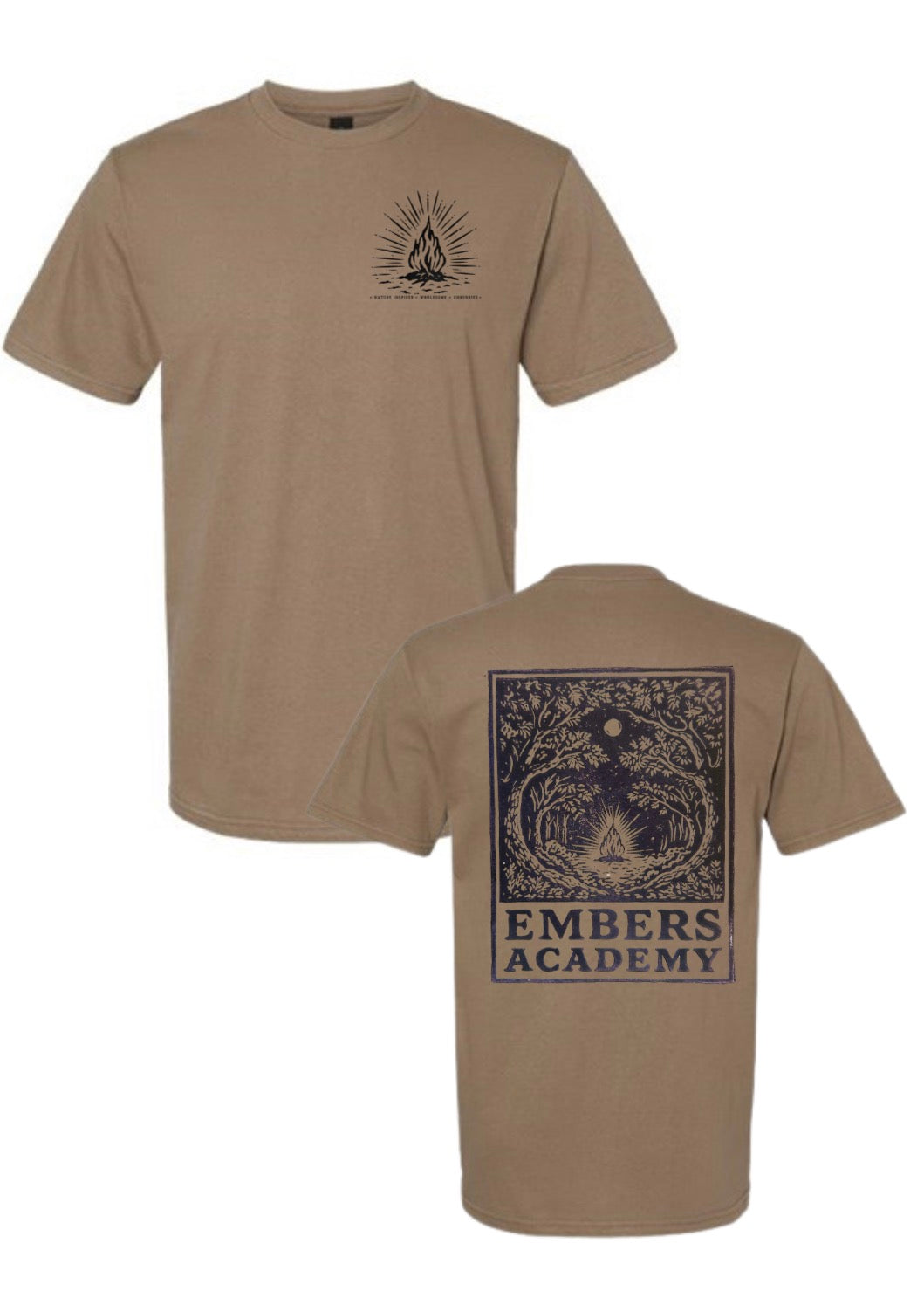 Adult T shirt (brown Savana)