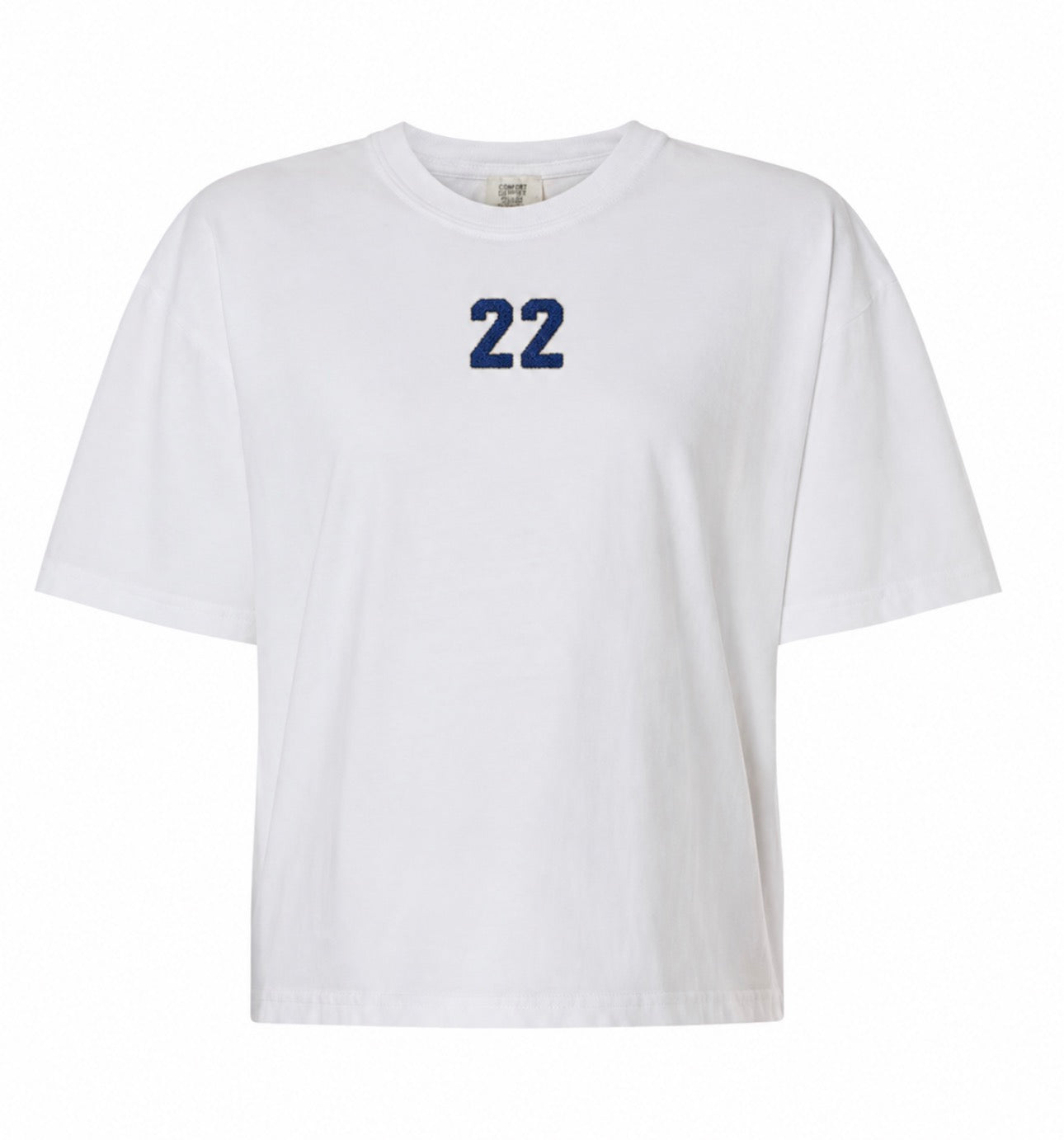 Custom embroidered number tshirt