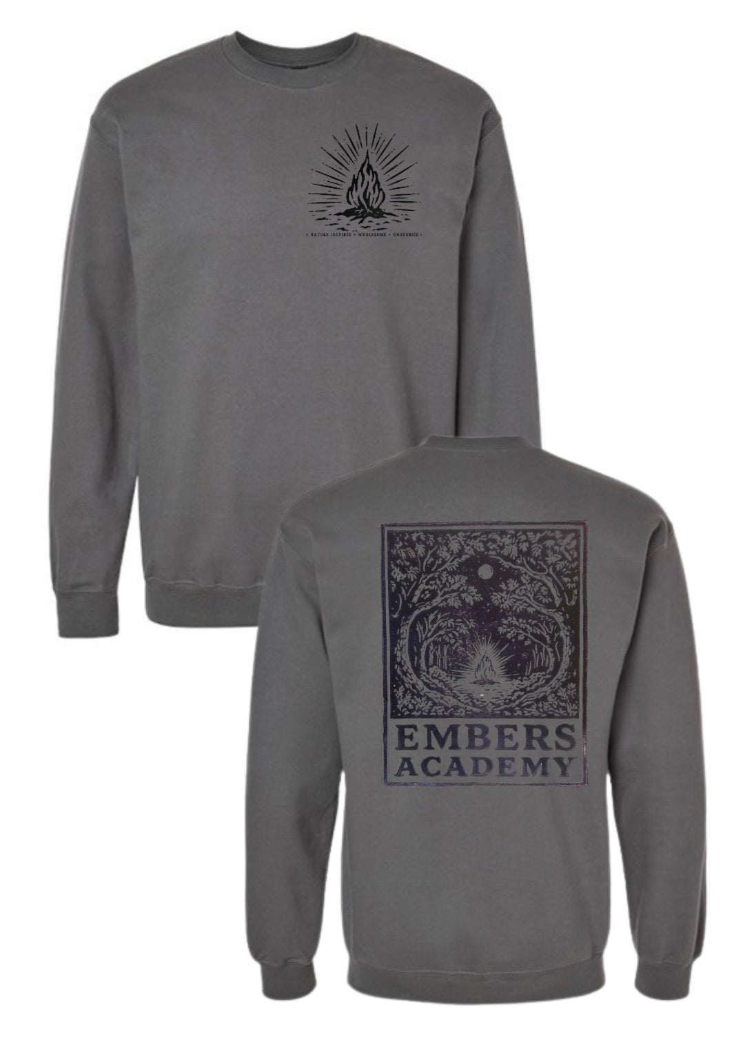 Adult sweatshirt (charcoal)