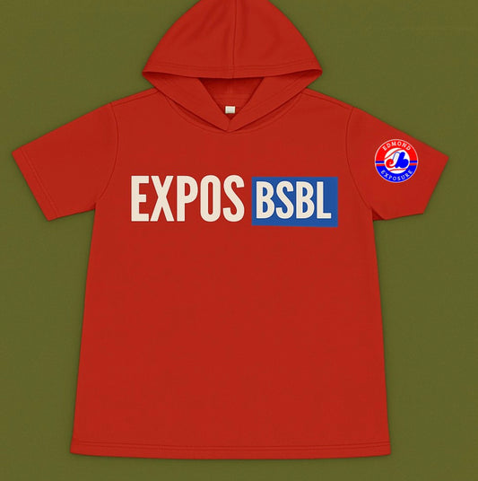 EXPOS Dri fit hooded Short Sleeve
