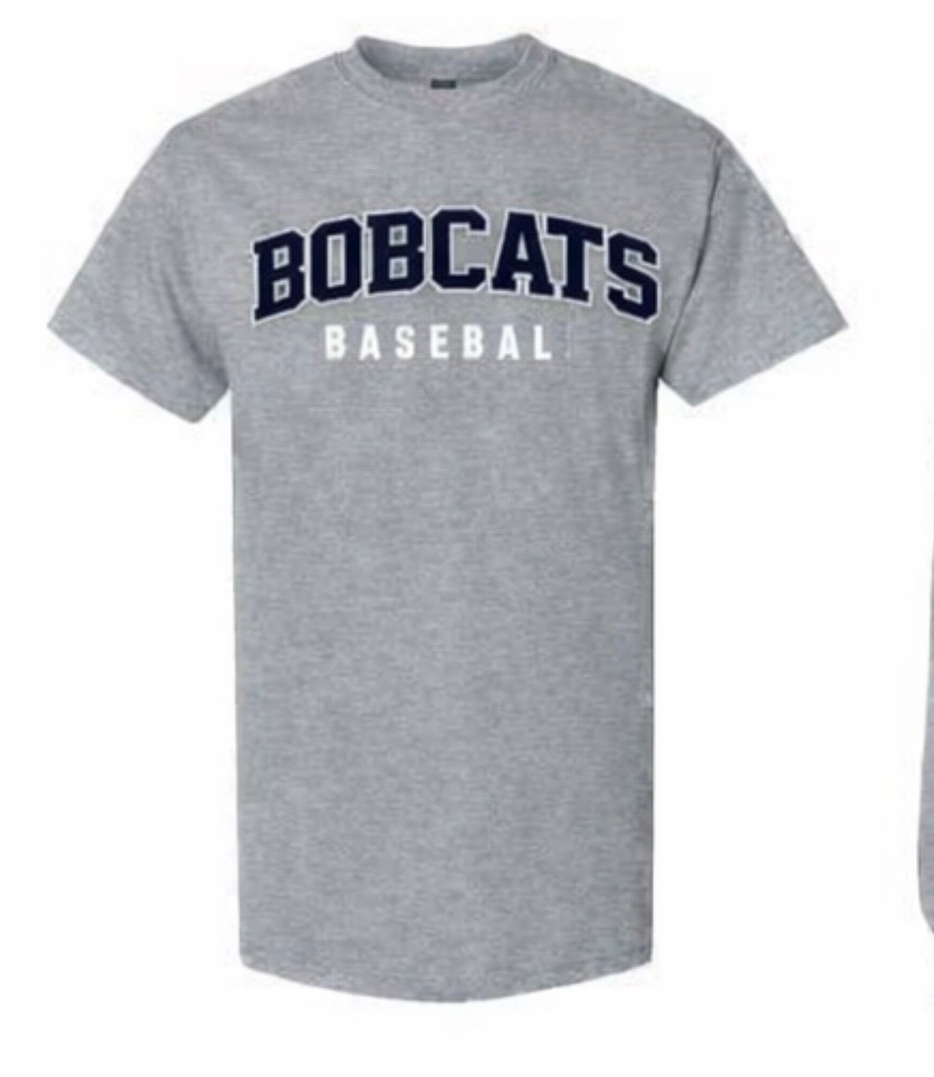 Grey Bobcats baseball T Shirt