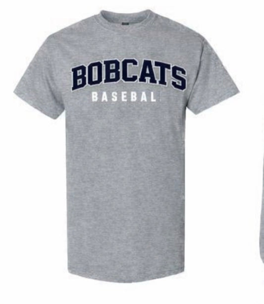 Grey Bobcats baseball T Shirt