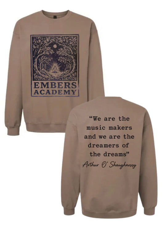 Adult sweatshirt QUOTE (brown Savana)