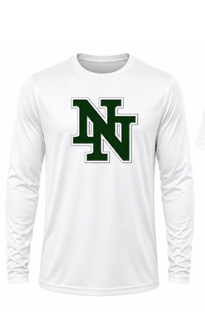 White long sleeve dri fit